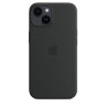 Силиконовый чехол MagSafe для iPhone 14  Plus цвет Полночь