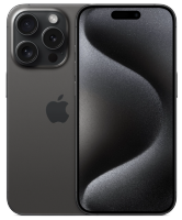 Смартфон Apple iPhone 15 Pro 128GB Black Titanium (Титановый чёрный)