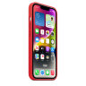 Силиконовый чехол MagSafe для iPhone 14 Plus цвет Красный 