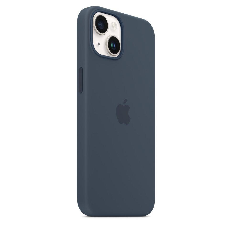 Силиконовый чехол MagSafe для iPhone 14 Pro Max Штормовой синий 