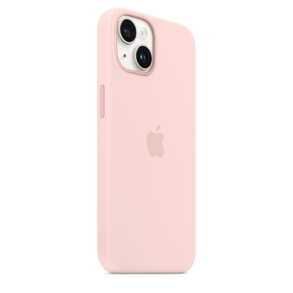 Силиконовый чехол MagSafe для iPhone 14 Pro Max цвет Розовый мел 