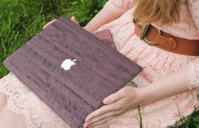 Чехол накладка iWoodMaster MacBook Pro 15 Retina  дерево Эвкалипт frize
