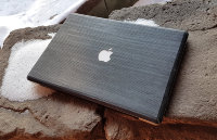Чехол накладка iWoodMaster MacBook Pro 15 Retina  дерево Тополь черный