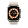 Apple Watch Ultra GPS + Cellular, 49 мм, корпус из титана, ремешок Alpine цвета «сияющая звезда», размер S