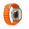 Apple Watch Ultra GPS + Cellular, 49 мм, корпус из титана, ремешок Alpine оранжевого цвета, размер M