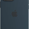 Чехол Apple MagSafe для iPhone 13 Pro Max силикон, «синий омут»