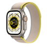 Apple Watch Ultra GPS + Cellular, 49 мм, корпус из титана, ремешок Trail желтого/бежевого цвета, размер M/L