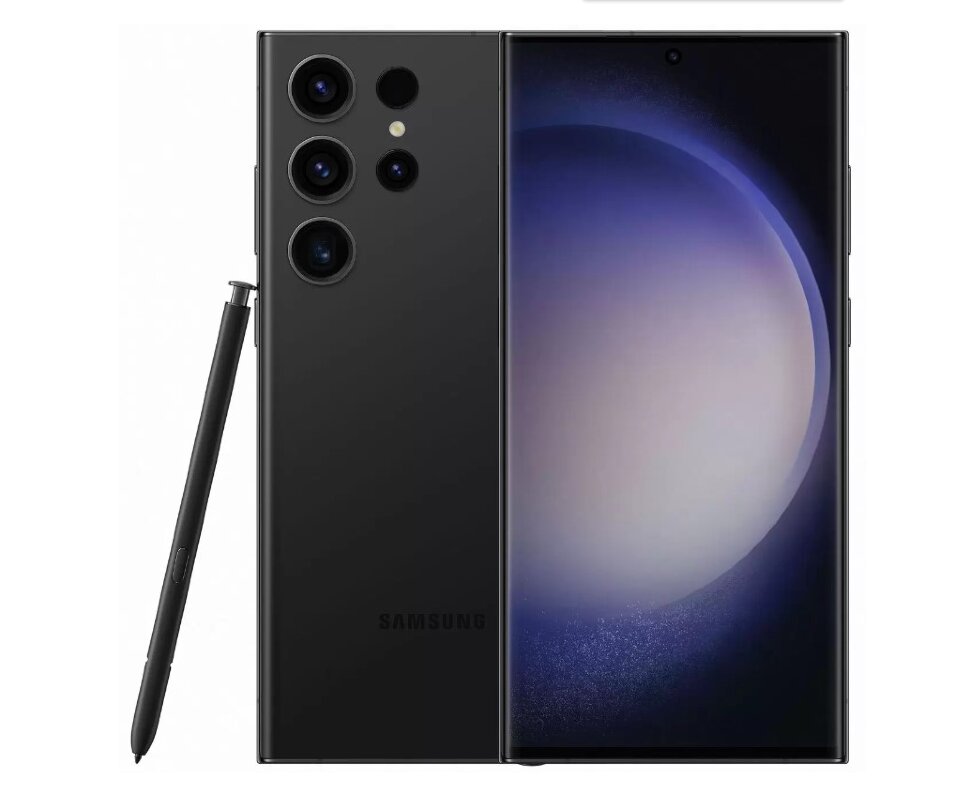 Смартфон Samsung Galaxy S23 Ultra 12 ГБ | 512 ГБ («Чёрный Фантом» | Phantom Black)