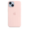 Силиконовый чехол MagSafe для iPhone 14 цвет Розовый мел