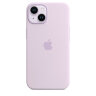 Силиконовый чехол MagSafe для iPhone 14 цвет Сиреневый