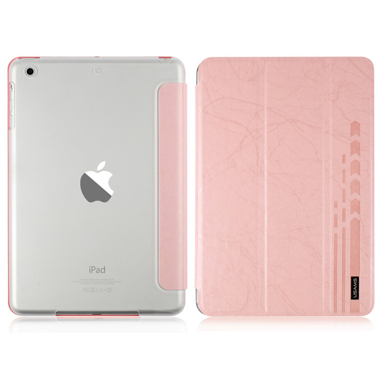 Кожаный чехол USAMS Jane iPad mini/mini 2 Retina розовый 